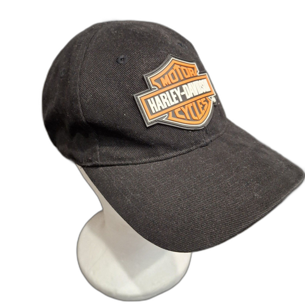 Harley Davidson Ride Like The Wind Hook And Loop Strapback Cap Black